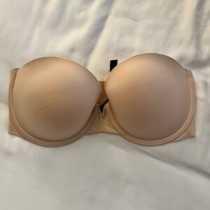 Victoria's Secret Strapless Beige Bra